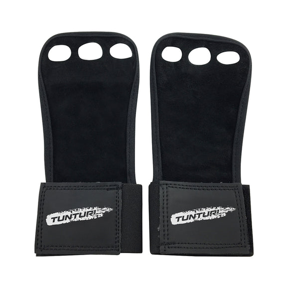 Grips - Tunturi - '3-Hole' - Læder - Sort