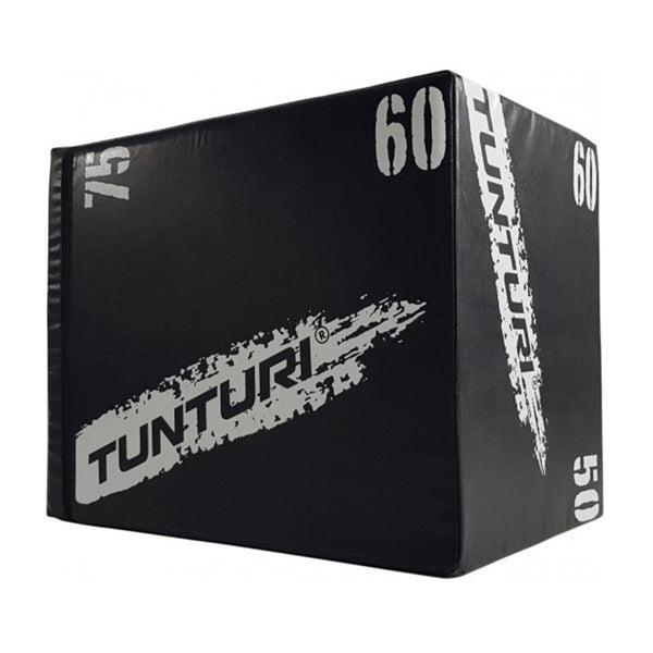 Plyo Box - Tunturi - 'EVA – 50cm x 60cm x 75cm' - Blød - Sort