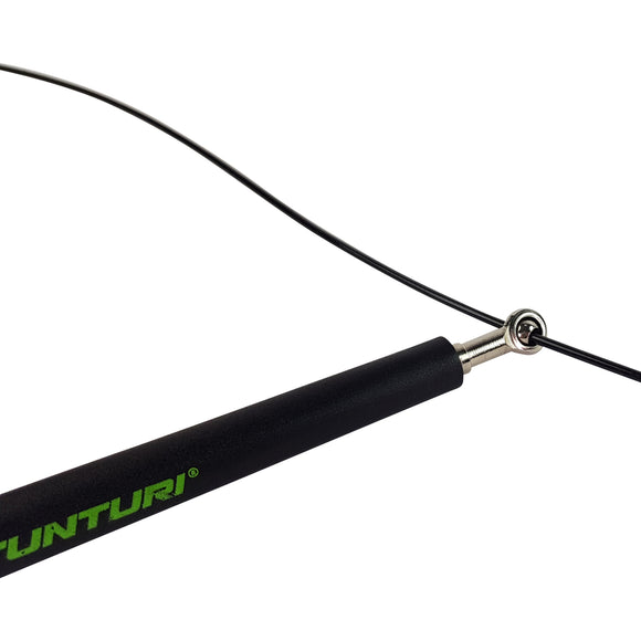 Sjippetov - Tunturi - 'Steel' - Justerbar - Sort