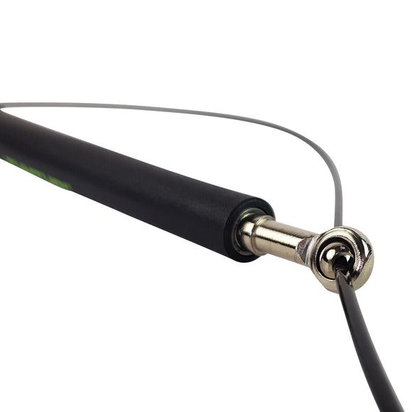 Sjippetov - Tunturi - 'Steel' - Justerbar - Sort