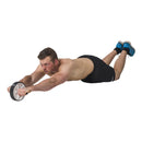 Ab-Roller - Tunturi - 'Double Wheel' - Sort
