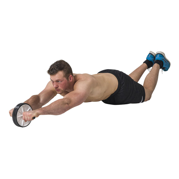 Ab-Roller - Tunturi - 'Double Wheel' - Sort
