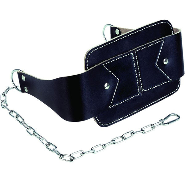 Bælte - Tunturi - 'Dips Belt' - Læder - 100 CM - Sort