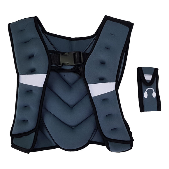 Vægtvest - Tunturi - 5 KG - Sort