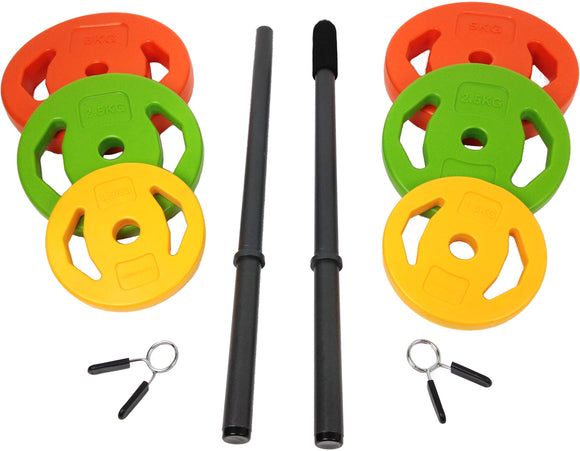 Aerobic Pump Set - Tunturi - 20 KG - Sort