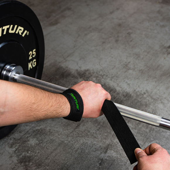 Wrist Wraps - Tunturi - 'Padded lifting Straps' - Sort