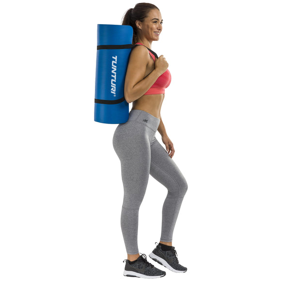 Træningsmåtte - Tunturi - 'NBR' - Blå