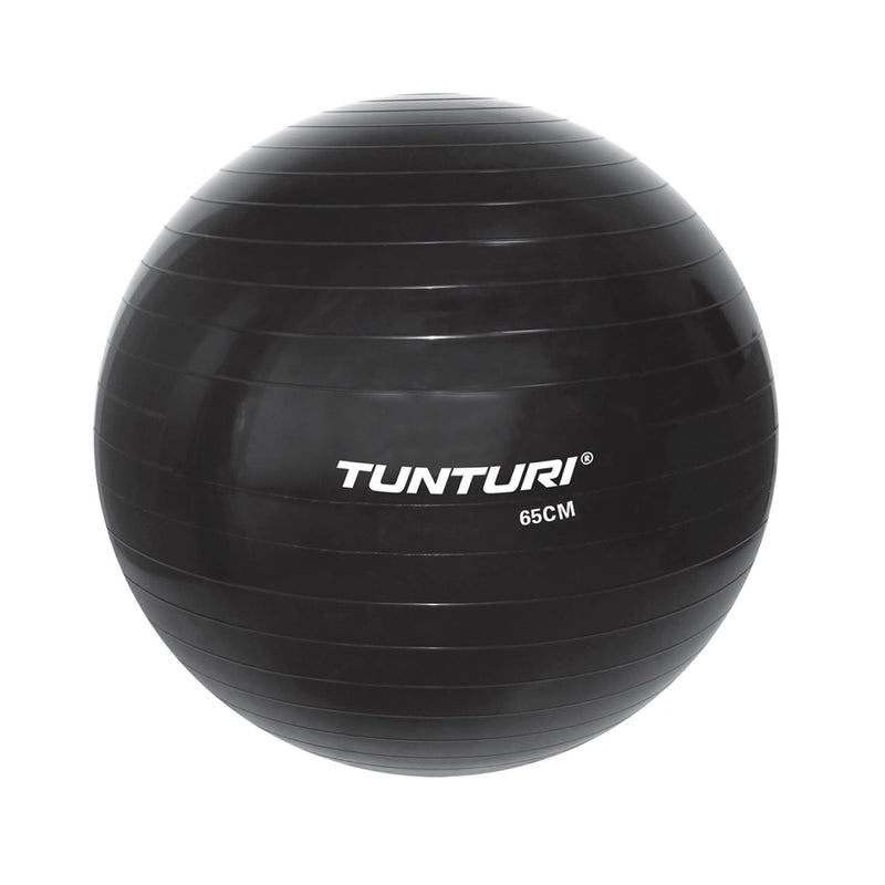 Træningsbold - Tunturi - 'Gymball' - 65 CM - Sort