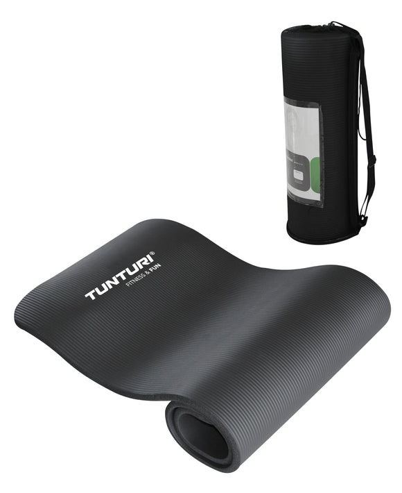 Træningsmåtte - Tunturi - 'NBR' - Sort