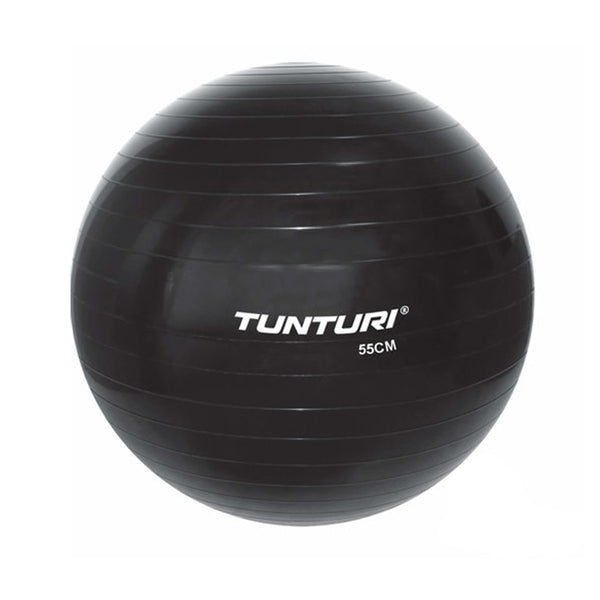 exercise ball - Tunturi - 'Gymball' - 55 cm - Sort