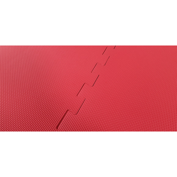 Puzzle Tatami Måtte - Tunturi - 'Karate' - Rød-Sort