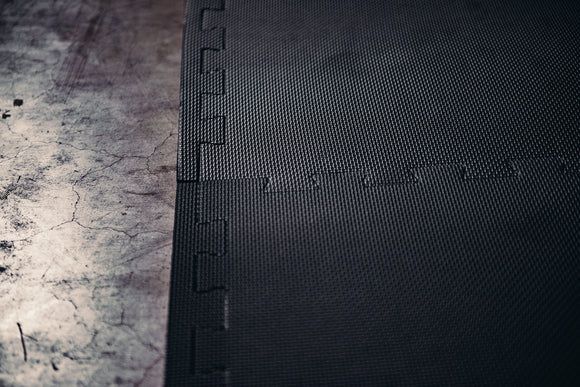 Puzzle Tatami Måtte - Tunturi - 'Karate' - Rød-Sort