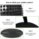 Balancebræt - Tunturi - 'Air Stepper Pad' - Sort