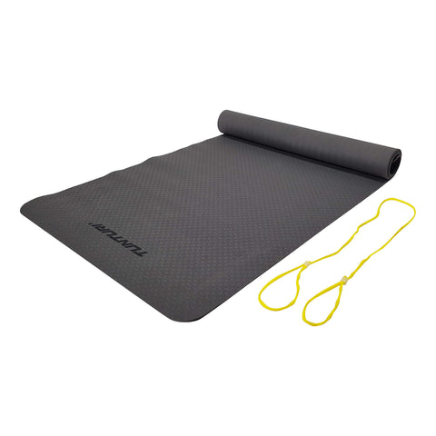 Tunturi PVC Yogamat 4mm Anthracite With Print