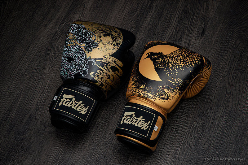 Boxing Gloves - Fairtex - BGV26 - 'Harmony Six' - Gold Boxing Gloves
