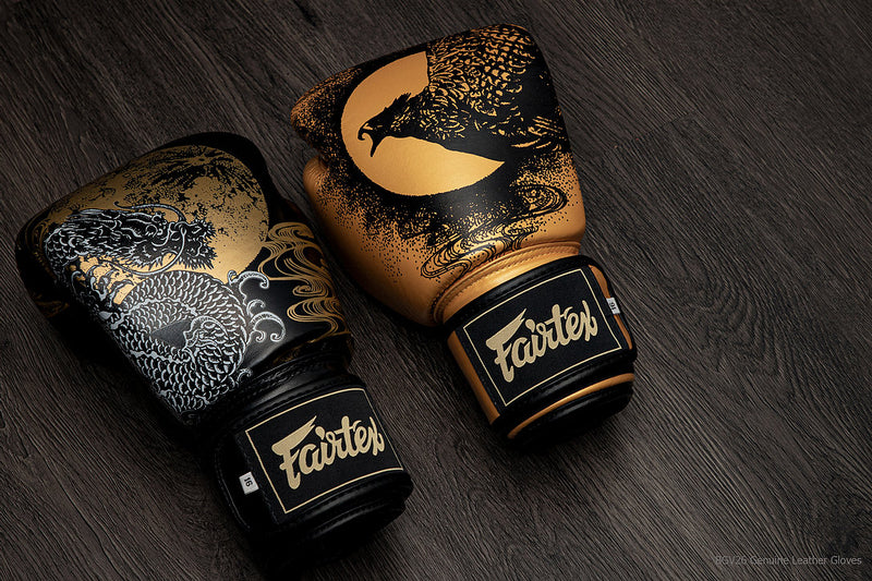 Boxing Gloves - Fairtex - BGV26 - 'Harmony Six' - Gold Boxing Gloves