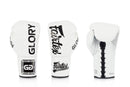 Boksehandske - Fairtex - Glory Hvid/Sort Snørre