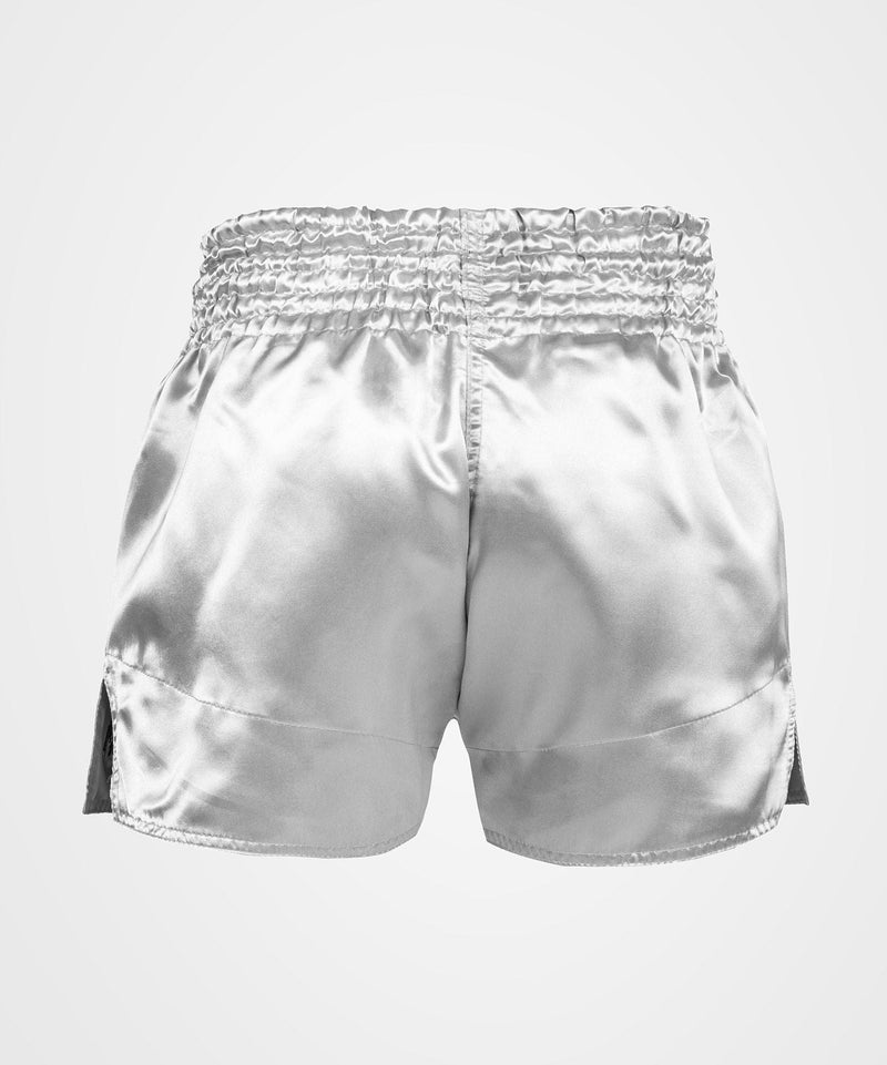 Muay Thai Shorts - Venum - 'Classic' - Sølv-Sort
