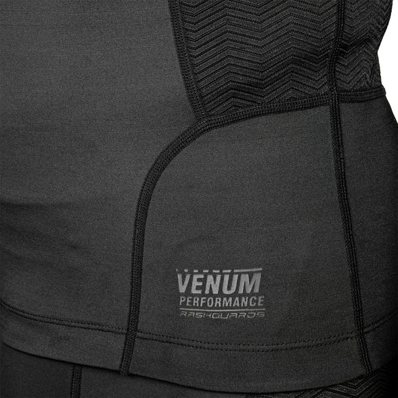 Rash Guard - Venum - 'G-Fit' - Lange ærmer - Sort