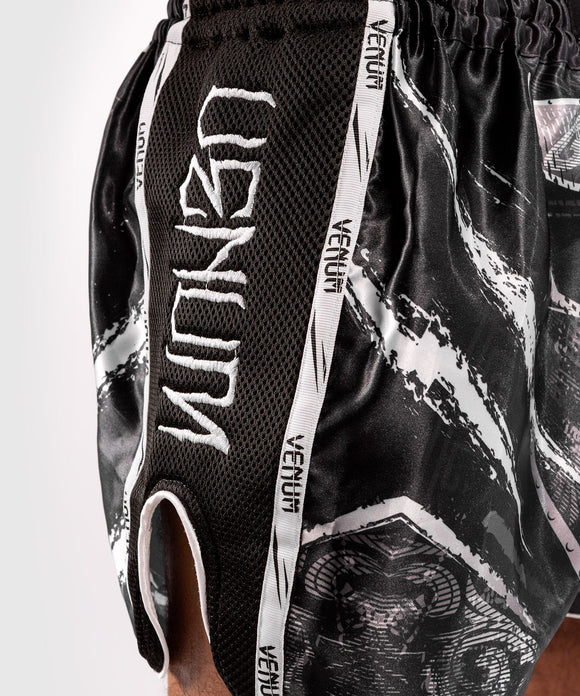 Muay Thai Shorts - Venum - 'GLDTR 4.0' - Black/White