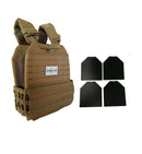 Vægtvest - Titan Life Weightvest Tactical - 14 (3,7-14) kg - Brun