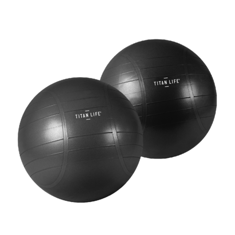 Træningsbold - Titan Life Pro - 'Gymball' - 75 cm -  - Sort