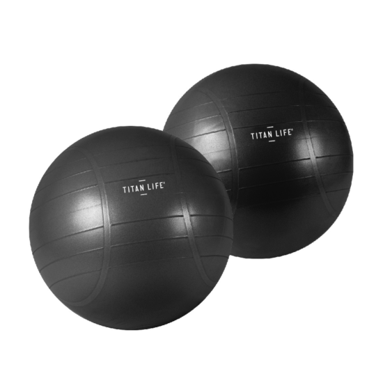 Træningsbold - Titan Life Pro - 'Gymball' - 75 cm -  - Sort
