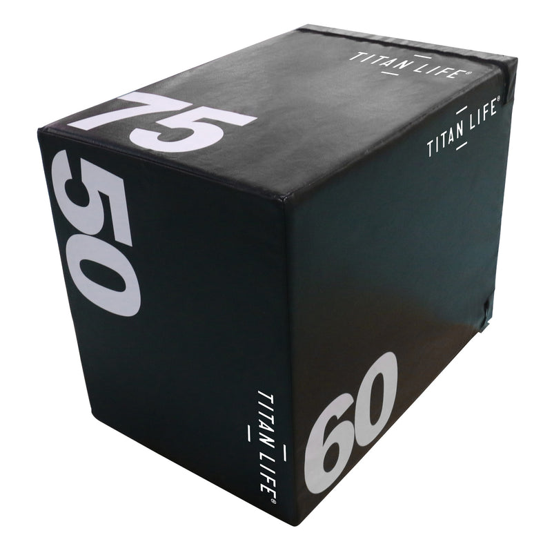Soft Plyo Box - Titan Life Pro - 3-i-1 - Sort