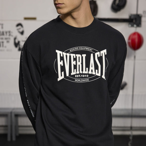 Sweatshirt - Everlast - 'Worldwide Greastest Crew Sweat' - Sort