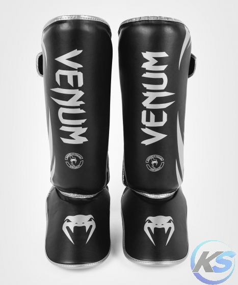 Benbeskyttere - Venum - 'Challenger' - Sort-Sølv