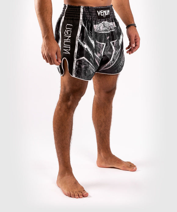 Muay Thai Shorts - Venum - 'GLDTR 4.0' - Black/White