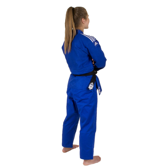 Judo Uniform  - Adidas Judo - 'Champion 2.0' - Slim Fit - Blå