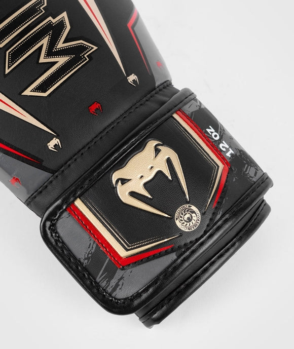 Boksehandsker - Venum - 'Elite Evo' - Sort-Guld-Rød
