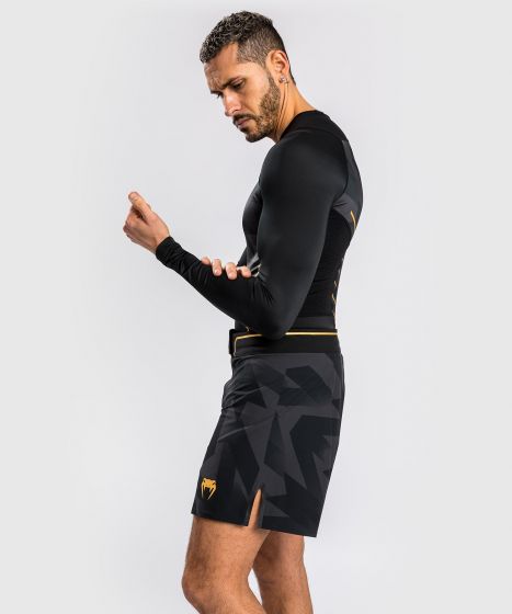 Rashguard - Venum - Razor - Lange ærmer - Sort/Guld