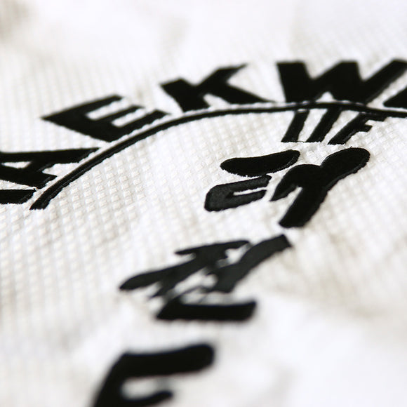Taekwondo Uniform - Mighty Fist - 'Matrix Dan' - White/Black