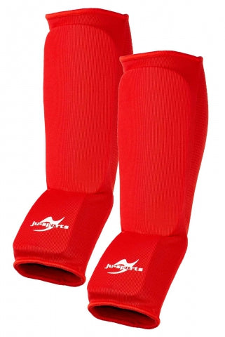 Shin Protectors - Ju Sports Shin Portectors - Red