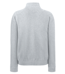 Trøje - Fruit of the Loom 'med lynlås hals'  - Grå