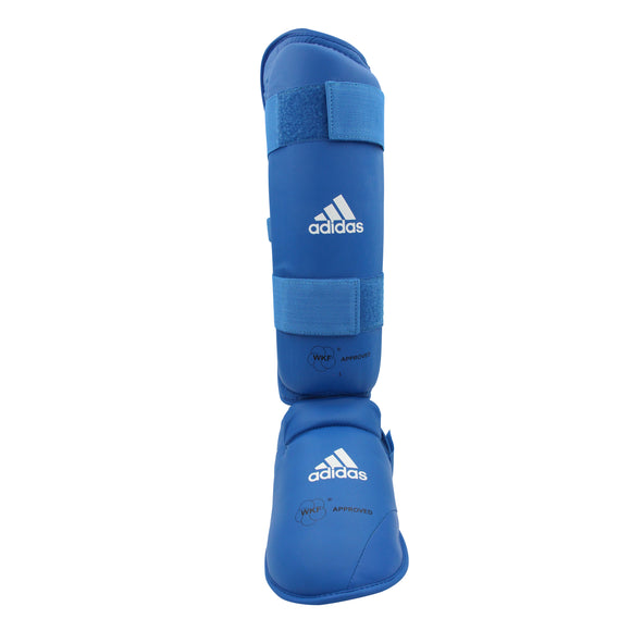Benbeskytter m. fod - Adidas - WKF - Blå