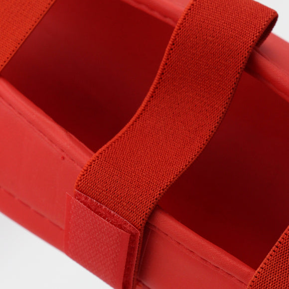 Benbeskytter m. fod - Adidas - WKF - Rød