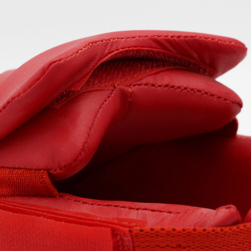 Benbeskytter m. fod - Adidas - WKF - Rød