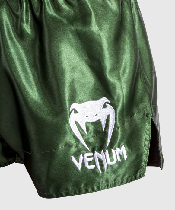 Muay Thai Shorts - Venum - 'Classic' - Khaki-Hvid