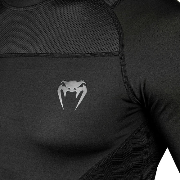 Rash Guard - Venum - 'G-Fit' - Lange ærmer - Sort