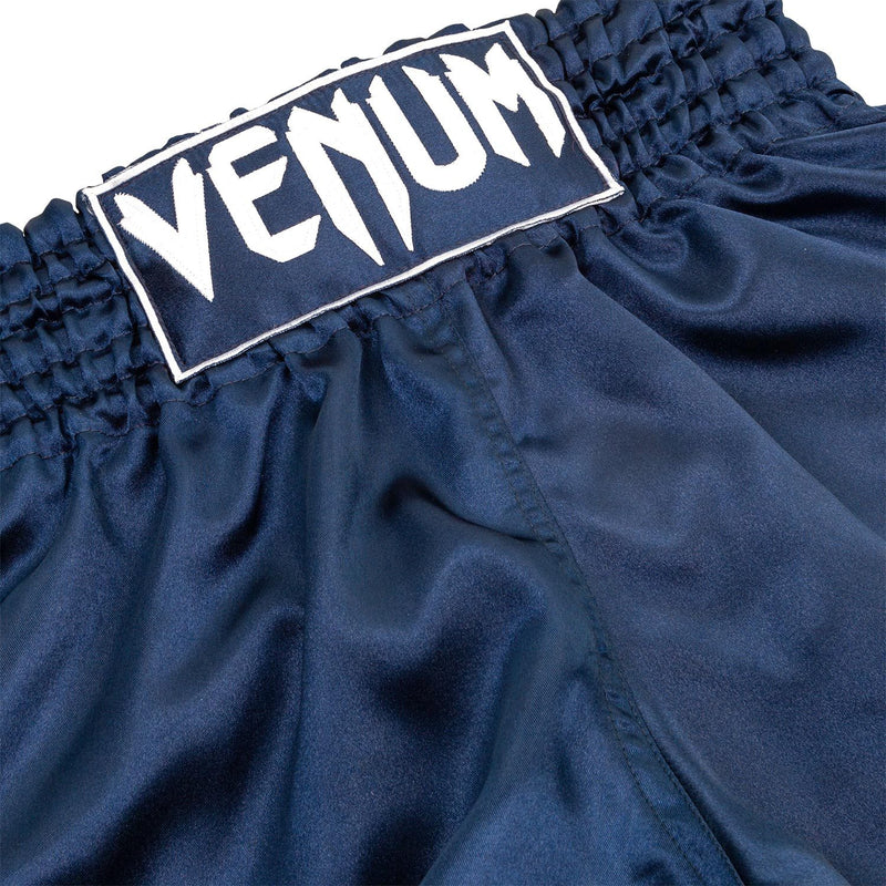 Muay Thai Shorts - Venum - 'Classic' - Navy-White