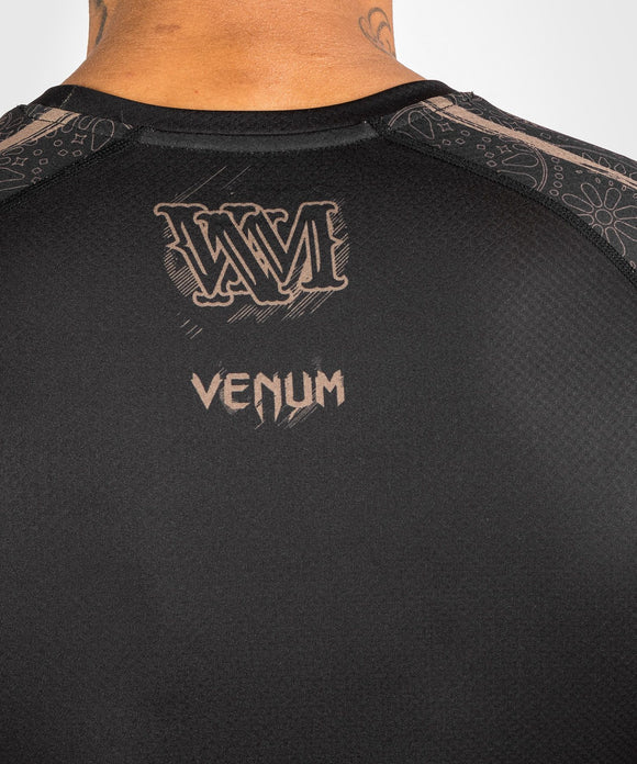 Rashguard - Venum - 'Santa Muerte Dark Side' - Langærmet - Sort-Brun