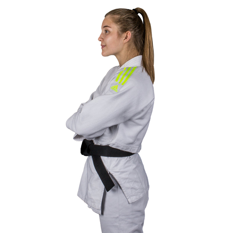 Judo Uniform  - Adidas Judo - 'Quest J690' - Hvid-Gul