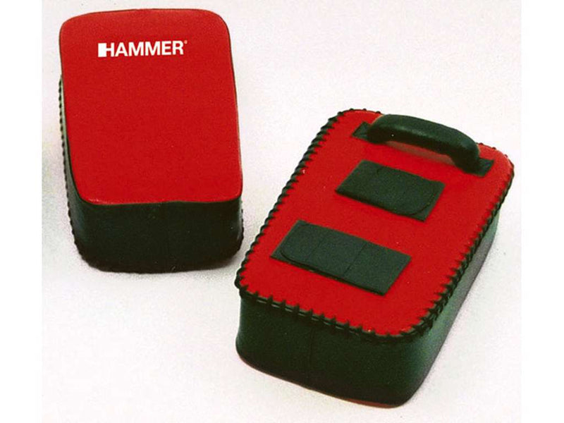Thai pads - Hammer - Læder - Sort/Rød