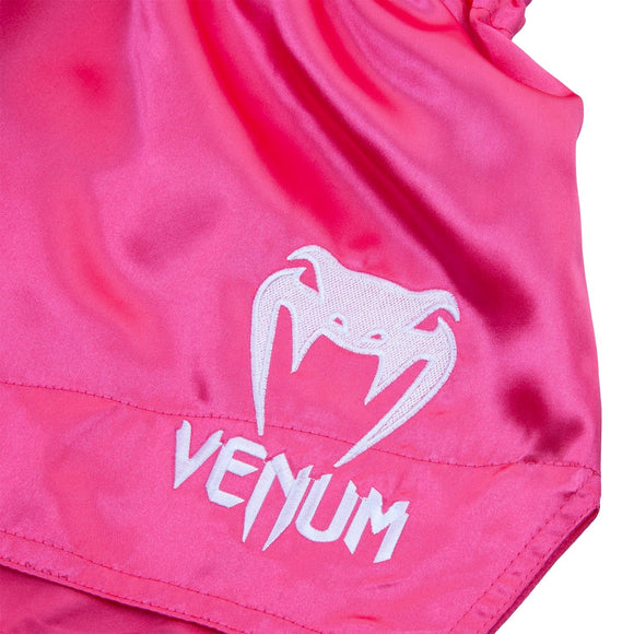 Muay Thai Shorts - Venum - 'Classic' - Pink-Hvid