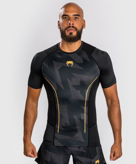 Rashguard - Venum - Razor - Korte ærmer - Sort/Guld