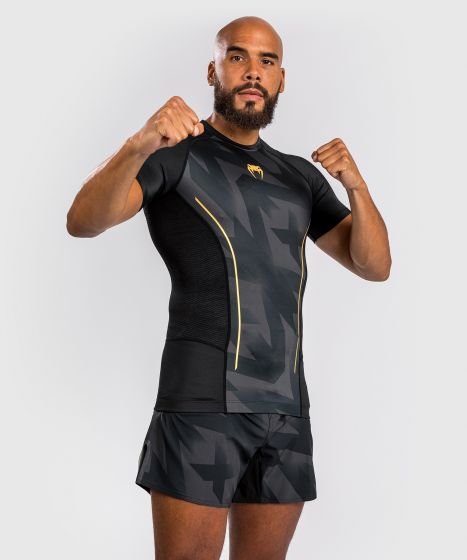 Rashguard - Venum - Razor - Korte ærmer - Sort/Guld