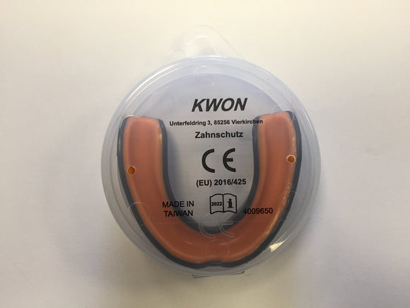 Tandbeskytter - Kwon - 'Gel' - Sort/Orange
